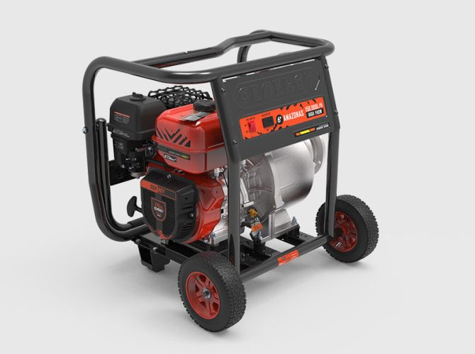 Motopompe AMAZONAS Essence - Eaux claires/moyennement chargées - 150000 L/h - 150 m3/h - Ø 6" 150 mm - GENERGY