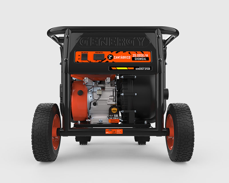 Motopompe CAMTABRICO Essence - Liquides spéciaux - 35000 L/h - 35 m3/h - Ø 2" 50 mm - GENERGY