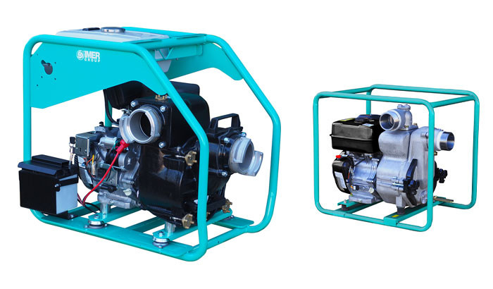 Motopompe Essence SWT 150 EXL12 Démarrage électrique - eaux très chargées - 132 m³/h - Granulométrie 31 mm - WORMS IMER FRANCE