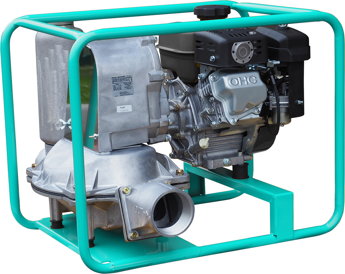 Motopompe Essence à membranes MECA 16/20 EX - Eaux très chargées - 15 m³/h - Granulométrie 25 mm - IMER FRANCE