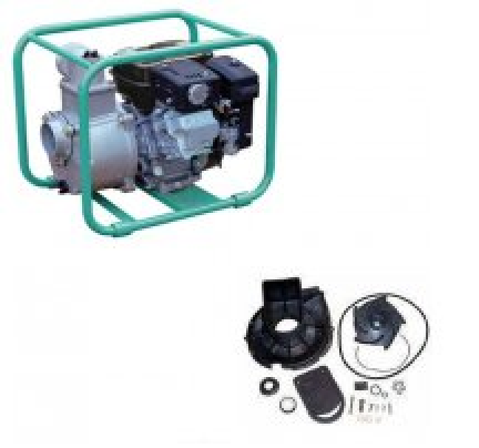 Motopompe spécial liquides agressifs P 52 EX - Débit 45 m³/h - Granulométrie 8 mm - IMER FRANCE