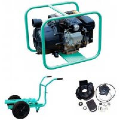 Motopompe spécial liquides agressifs P 52 EX - Débit 45 m³/h - Granulométrie 8 mm - IMER FRANCE