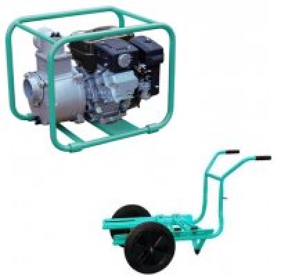 Motopompe spécial liquides agressifs P 52 EX - Débit 45 m³/h - Granulométrie 8 mm - IMER FRANCE