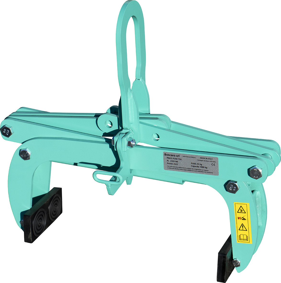 Pince universelle PZM-T50 - Portée 1 000 kg - Réglable 200 à 500 mm - 25 kg - IMER FRANCE