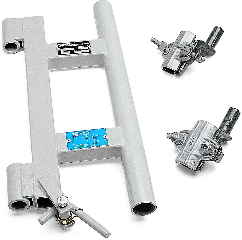 Support pivotant pour attache à colliers pour treuil, Elévateur- capacité 150 kg - 7 kg - IMER FRANCE