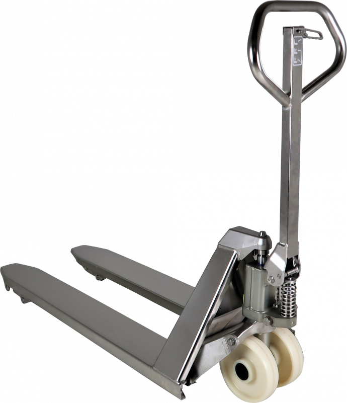 Transpalette manuel semi inox - 1140 x 520 mm - Charge utile 2000 kg - FIMM