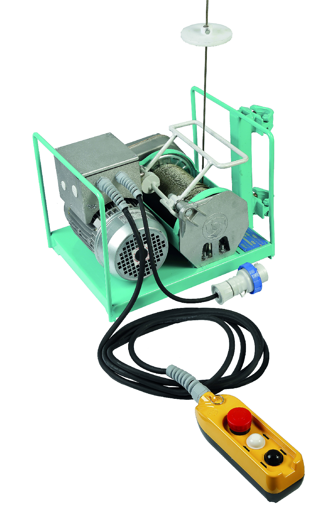 Treuil - Elévateur AP 150 - Portée 150 kg - Vitesse max 30 m/mm - hauteur max 40 m - IMER FRANCE