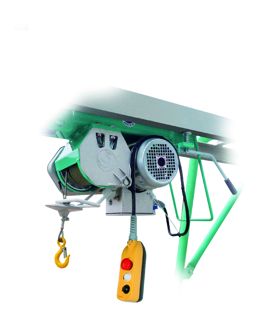 Treuil - Elévateur G 500 - Portée 500 kg - Vitesse max 17 m/mm - hauteur max 42 m - IMER FRANCE