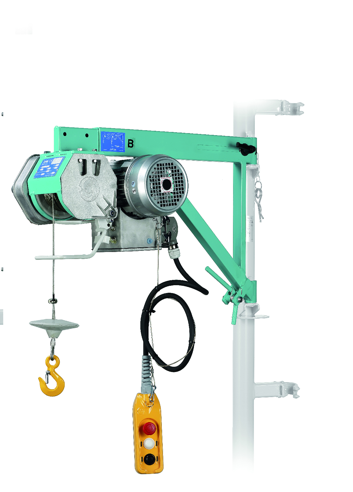 Treuil - Elévateur TRVK 200 N - Portée 200 kg - Vitesse max 30 m/mm - hauteur max 50 m - IMER FRANCE