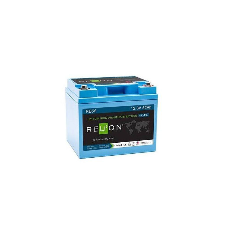 Batterie Lithium 12 V - 52 Ah - 4SC - LiFePO4 - RELiON