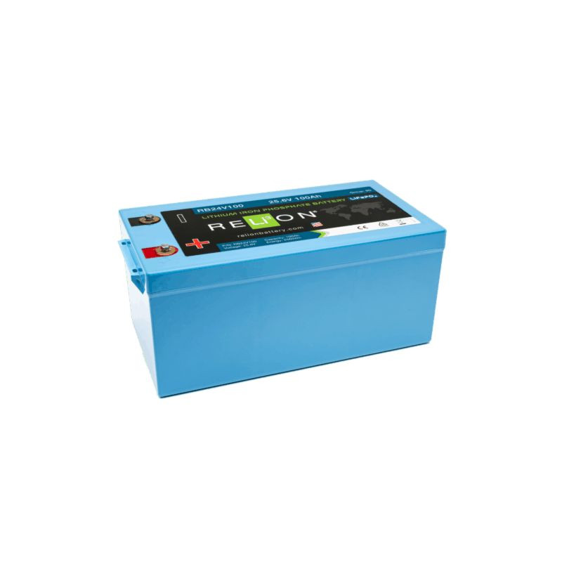 Batterie Lithium 24 V - 100 Ah - LiFePO4 - RELiON